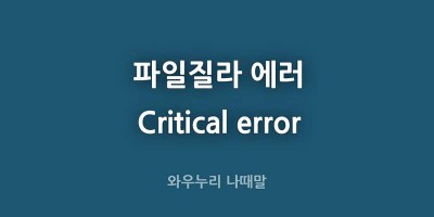 파일질라 Critical error: 서버에 연결하지 못함