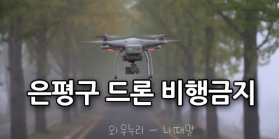 은평구 미승인 드론 비행금지 안내